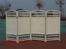 Straw screen partition fashion simple living room entrance door modern bedroom folding screen hotel simple rattan screen