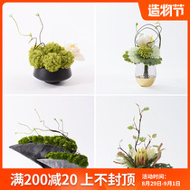 Simulation flower upscale 2022 new pendulum pieces fake flowers green planting Negotiation Table Tea Table Living-room Table Decoration Furnishing