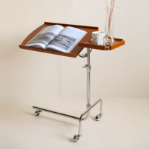 The wooden room is a piano score frame lifting small desk modern simple movable side Computer Desk mini corner