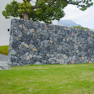 天然装饰墙青基石文化石户外庭院外墙石公园围墙碎石