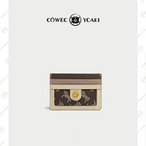Hong Kongs Cowc Cycaki delicately upscale small and multi-position card clip 2022 new fashion card bag woman