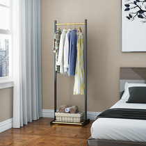 Nordic metal hangers floor bedroom coat rack balcony Home Hotel Inn residential bedroom hanging clothes shelf