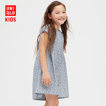 Children's / girls' Printed Dress (short sleeve) (wash product) 423702 UNIQLO
