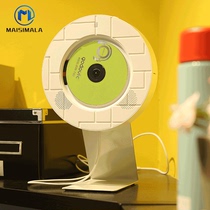 Bluetooth student English repeat CD playback machine tremble wall-mounted DVD album CD retro English portable