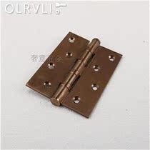 Pure copper thickened Rose Red m bronze hinge R chain hinge door suction gold brushed brass matte Q