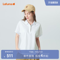 LAFUMA outdoor summer polo shirt womens fashion all-match short-sleeved T-shirt top LFTS1BS28