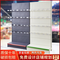 Supermarket adhesive hook shelf snack snack adhesive hook display stand single-sided double-sided snack small commodity shelf