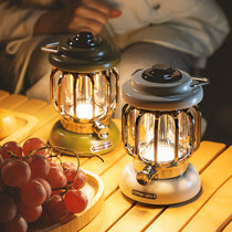 Outdoor camping lamp retro horse lamp camp lighting camping lighting camping lamp charging led tent lamp
