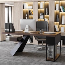 Nordic solid wood desk simple modern office computer desk Workbench creative home computer desk writing desk