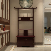 Door entrance shoe cabinet shoe stool Solid wood household entry floor-to-ceiling coat rack One-piece home shoe stool hanger