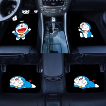 Car floor mat protection mat female anti-dirty easy-to-clean carpet cute cartoon monolithic tide brand universal car floor mat
