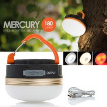 Outdoor LED camping tent light USB rechargeable emergency light magnet adsorption hanging light lighting waterproof light camp light