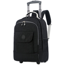 Small lever backpack shoulder travel bag female super light cute male and female student schoolbag 17 inch super light waterproof