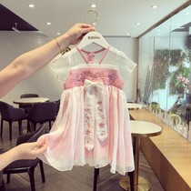 Super-foreign girl dress Xia Hanfu Chao Liuyi costume thin Tang costume Chinese style super fairy dress