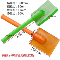 Paving floor tiles slapping board Magnetic tile installation hammer anti-aircraft drum knock flat soft rubber clapping board elastic rubber