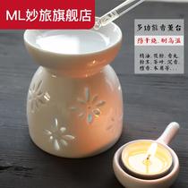 Aromatherapy lamp essential oil lamp romantic bedroom candle home ceramic incense burner essential oil incense powder aloes sandalwood aromatherapy furnace