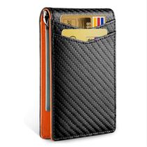 Carbon Fiber Carpack Men RFID Womens License Wallet 2022 New 2021 Drivers License Piece Black Tech Cardholder