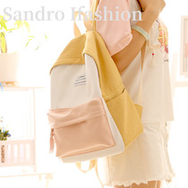 France Sandro Ifashion backpack female backpack female 2021 new high school students canvas school bag tide