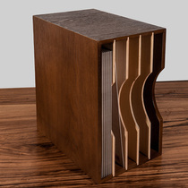  Vinyl record box Storage box holder Gramophone LP storage storage box LP vinyl cabinet Solid wood vinyl record