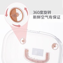 Baby bottle storage box portable large baby tableware storage box milk bottle drain with lid dust-proof drying rack