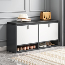 Light and luxurious shoe-changing stool for home entry into the door Entrance Shoe Cabinet Bench integrated strip stool Sitting Style Storage Wear stool