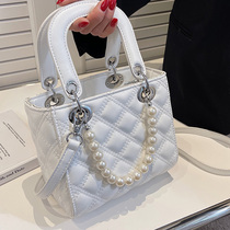 Brief package with womens bag 2022 spring and summer new Japan-ROK pure colour Lingang Slanted Satchel Fashion Casual Single Shoulder Bag