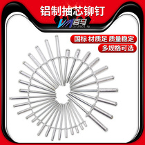 National standard pull rivet gun aluminum blind rivet decoration nail pull Rivet 2 5-2 9-3 2-4-5mm