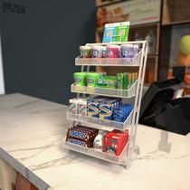 Counter display stand supermarket shelf shelf front cash register small shelf chewing gum shelf betel nut rack snack desktop