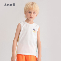 Anel boys round neck vest summer 2021 New Leisure