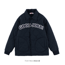From Mars did beautifully American retro letter embroidery thickened Tide brand casual couple bf wind Japanese series