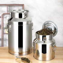 304 stainless steel tea cans large capacity moisture-proof exquisite fine high-grade sealed cans Sealing ring large extra large