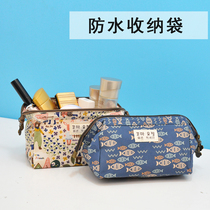 Carry-on pocket small number portable woman bag hand hold large capacity cashier bag cloth bag waterproof pen bag box cosmetic bag