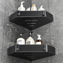 Toilet triangle rack sink sink bathroom toilet non-perforated wall-mounted wall bathroom storage shelf