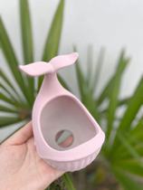 To) handmade ceramic whale flower pots cute fun modern creative home furnishings literary hipster