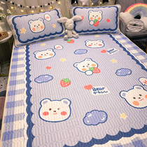 Summer ice latex mattress cushion for home rental room dedicated thin student dormitory single folding floor mat