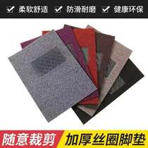 Car silk ring foot pad Universal easy to clean free cutting three-piece set of single main and co-driving truck electric car