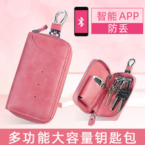 Key Bag Woman Genuine Leather Multifunction 2021 new style Corporal Large Capacity Korea Cute Containing Card Car Lock Spoon Bag