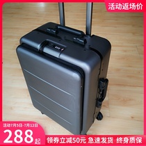 Side opening suitcase Small 20 inch boarding box male business trolley box Universal wheel front computer suitcase Female