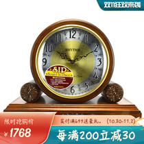 Retro fashion clock exquisite home office sitting clock wooden clock CRH172NR06