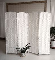 Simple screen curtain occlusion living room partition entrance High-end office baffle Light luxury simple mobile with pulley