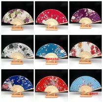 Hotel SAB decoration fan plate decoration flower bamboo bone fan SAB shape fan and fan plate decoration