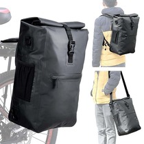 Waterproof bike backpack Dinner bag hanging bag 3 Hop 1 commuter computer bag riding humpbag large-capacity rear shelving bag