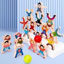 Hercules balanced stacked high childrens educational doll stacked music building blocks parent-child adult board game toys