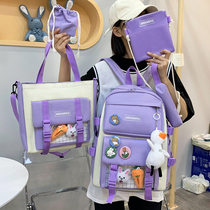 Schoolbag female light Primary School students cute summer three to five six years of girls large capacity Childrens backpack Junior High School