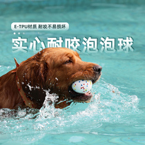Pet toy teasing dog ETPU Blister Bubble Ball Interactive Solid training Rugby resistant to biting tooth bone