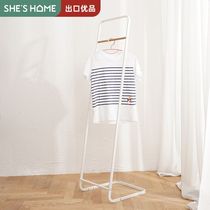 SHESHOME Japan-style minimalist clothes rack floor domestic bedroom inner bedroom hanging hanger modern clothes hanger storage rack
