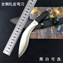 All-steel scimitar skin survival knife Saber mountaineering outdoor knives field survival straight knife
