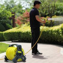 Automatic telescopic recycling pipe reel pipe car collection Rack car washing water spray nozzle water gun wall-mounted gardening