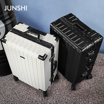 Luggage universal wheel aluminum frame trolley case suitcase 20 female and male students 24 boarding password small leather box 28 inch