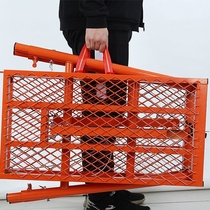 Iron stool sturdy construction site round tube decoration horse stool thickened folding portable mobile scaffolding construction high stool